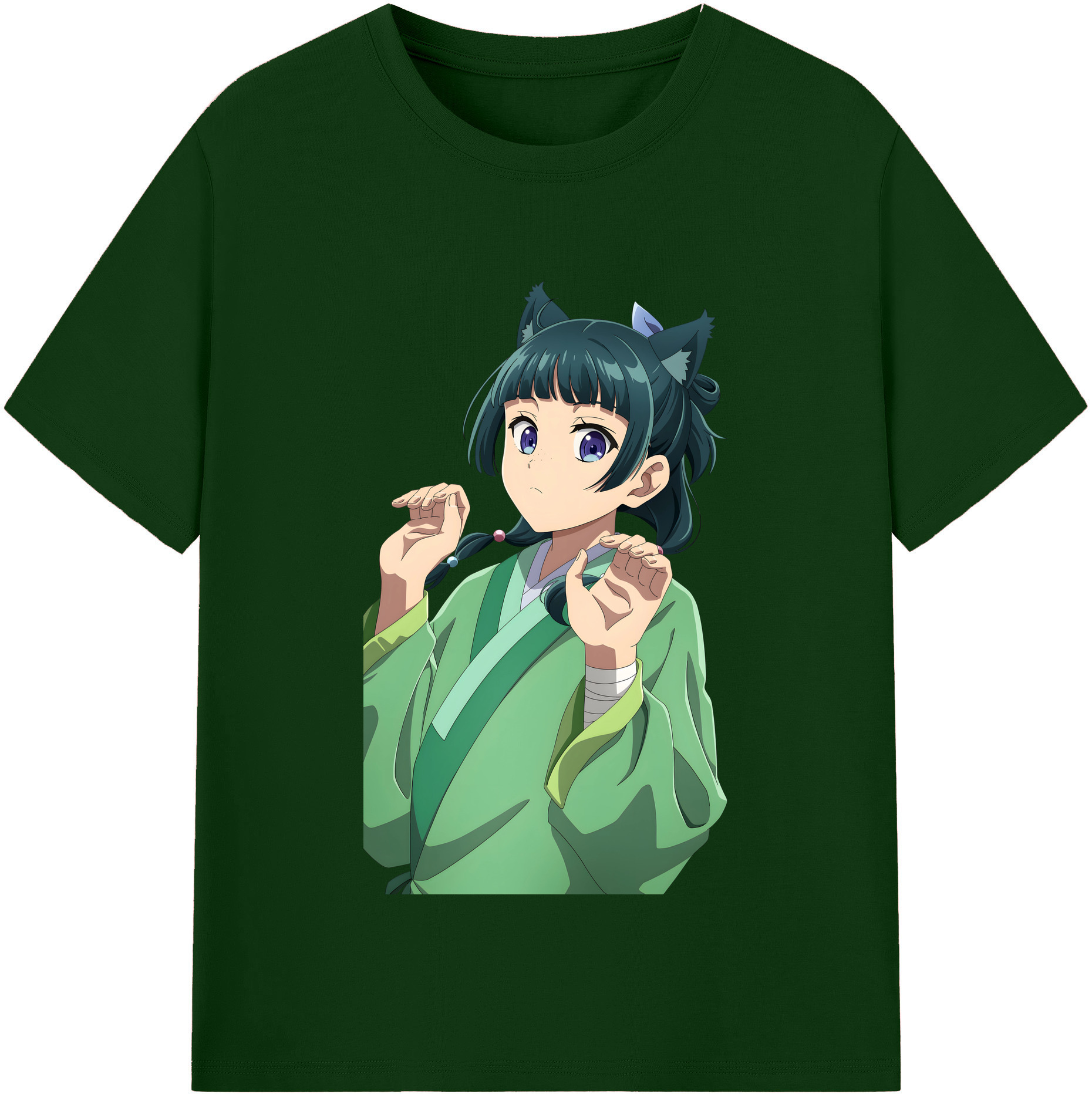 （画像用） 薬屋のひとりごと The Apothecary Diaries 綿100％半袖Tシャツ（フロントプリント）